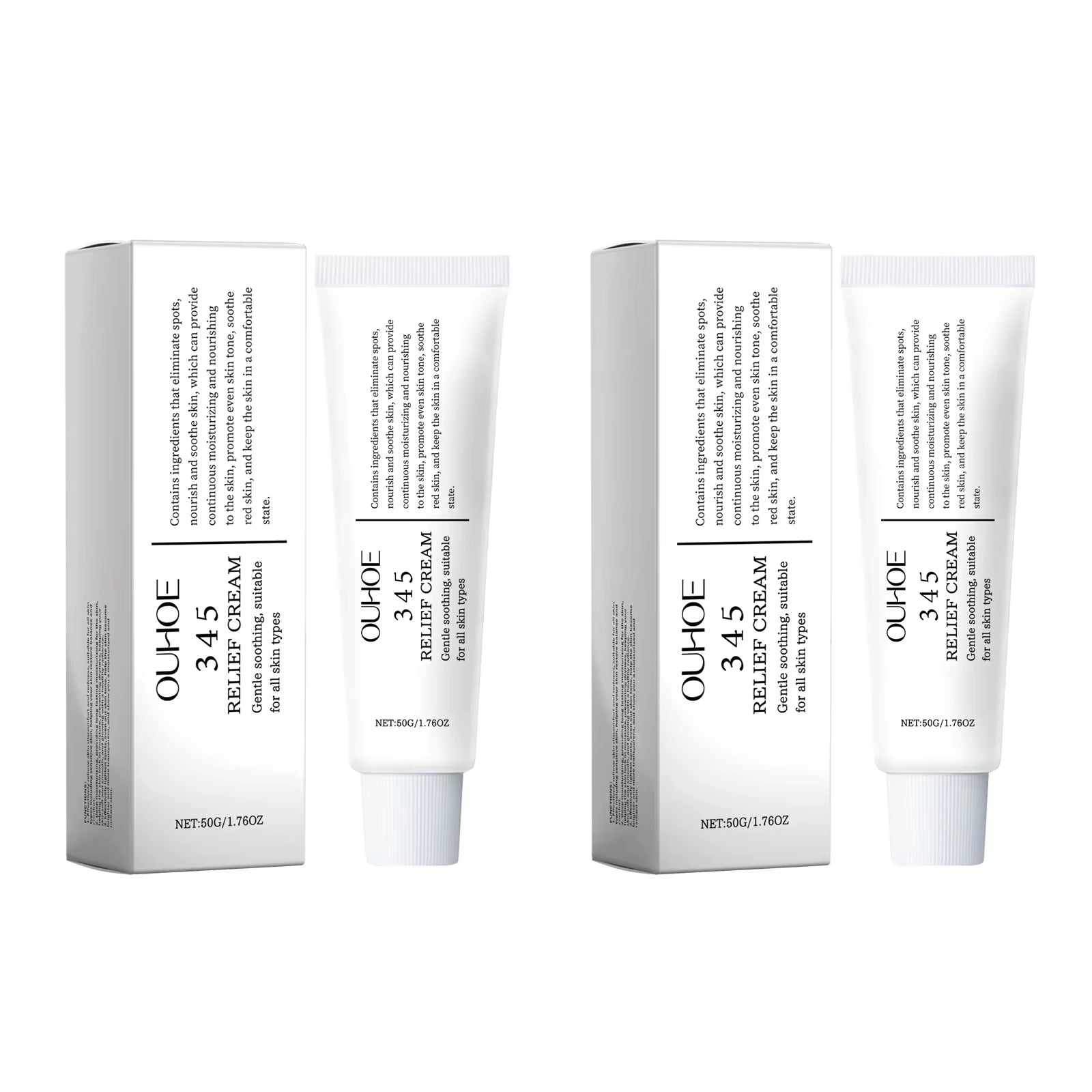 345 Relief Cream Hydrating Nourish the Skin Soothing Care Face Lifting Tightening Brighten Skin Tone Beauty Moisturizing Cream
