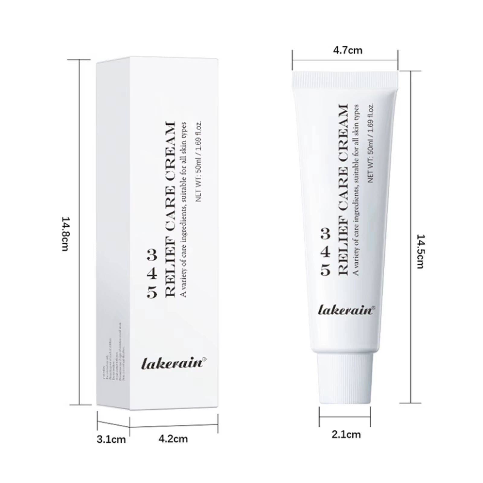 345 Relief Cream Hydrating Nourish the Skin Soothing Care Face Lifting Tightening Brighten Skin Tone Beauty Moisturizing Cream
