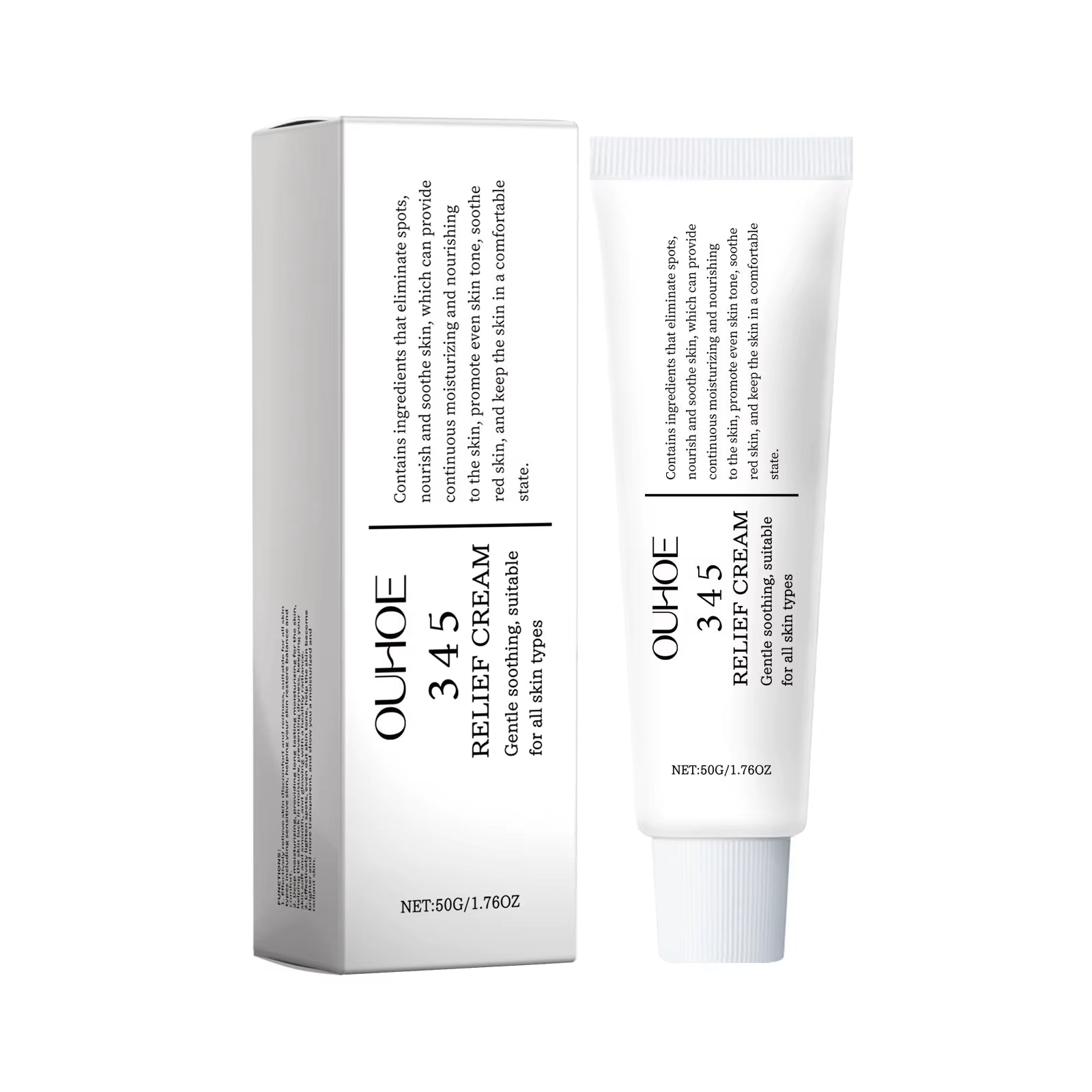 345 Relief Cream Hydrating Nourish the Skin Soothing Care Face Lifting Tightening Brighten Skin Tone Beauty Moisturizing Cream